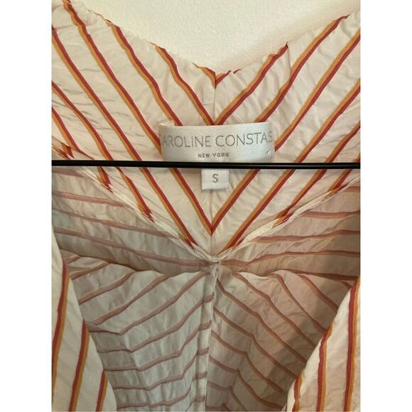 CAROLINE CONSTAS Marcella Stripe Dress‎ - Picture 4 of 5
